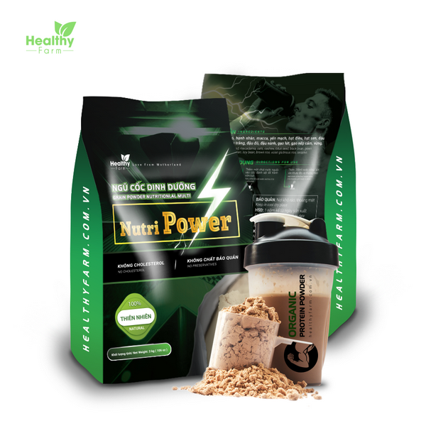 thiết kế bao bì thực phẩm nutri powder healthy farm 6